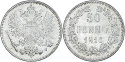 World Coins - Coin, Finland, Nicholas II, 50 Penniä, 1916, Helsinki, , Silver