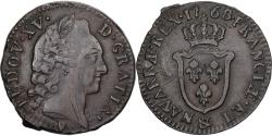 World Coins - France, Louis XV, Sol, 1768, Aix, Silver, , Gadoury:279