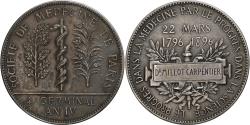 World Coins - France, Token, Centenaire de la société de médecine de Paris, 1896, Silver