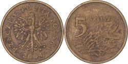 World Coins - Coin, Poland, 5 Groszy, 2004, Warsaw, , Brass, KM:278