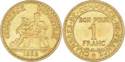 World Coins - Coin, France, Chambre de commerce, Franc, 1922, Paris, Bon Pour,