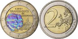 World Coins - Luxembourg, 2 Euro, Guillaume IV, Iridescent, 2012, Utrecht, Bi-Metallic,
