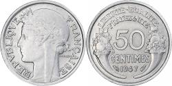 World Coins - France, 50 Centimes, Morlon, 1947, Paris, Aluminum, , Gadoury:426b, KM:894