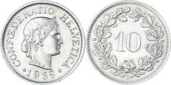 World Coins - Coin, Switzerland, 10 Rappen, 1969
