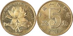 World Coins - Coin, China, 5 Jiao, 2016