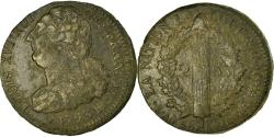 World Coins - Coin, France, 2 sols français, 2 Sols, 1793, Strasbourg, , Bronze