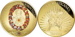 World Coins - Vatican, Medal, Religion, Jésus, 2015, Proof, , Copper Gilt
