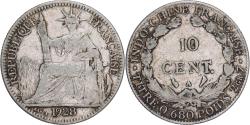 World Coins - Coin, FRENCH INDO-CHINA, 10 Cents, 1928, Paris, , Silver, KM:16.1
