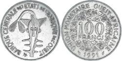World Coins - Coin, West African States, 100 Francs, 1991