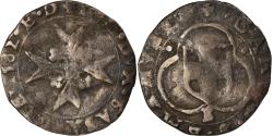 World Coins - Coin, France, Charles Emmanuel I, Parpaiolle, 1582, Bourg-en-Bresse,