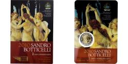 World Coins - San Marino, 2 Euro, Sandro Botticelli, FDC, 2010, Rome, Bi-Metallic,