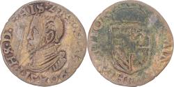 World Coins - Coin, Spanish Netherlands, Philip II, Gigot, 1596, Maastricht, , Copper