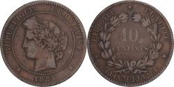 World Coins - Coin, France, Cérès, 10 Centimes, 1884, Paris, , Bronze, KM:815.1