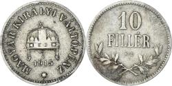 World Coins - Coin, Hungary, 10 Filler, 1915