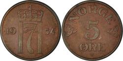 World Coins - Coin, Norway, 5 Öre, 1954