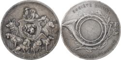 World Coins - France, Medal, Société Canine Maine-Anjou-Touraine, Silvered bronze, Cariat