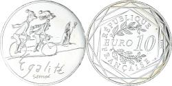 World Coins - France, 10 Euro, 2014, Monnaie de Paris, Sempé Égalité Hiver,