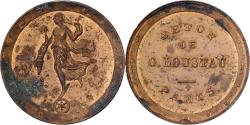 World Coins - France, Token, G.Loustau, Paris, Brass,