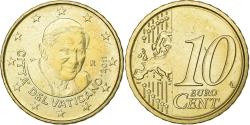 World Coins - Vatican, Benedict XVI, 10 Euro Cent, BU, 2011, Rome, Brass, , KM:385