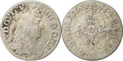 World Coins - France, Louis XIV, 4 Sols des Traitants, 1675, Vimy, Silver,