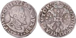 World Coins - Coin, Spanish Netherlands, Philip II, 1/10 Ecu, 1571, Maastricht,