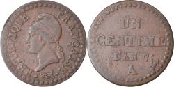 World Coins - Coin, France, Dupré, Centime, AN 7, Paris, , Bronze, KM:646