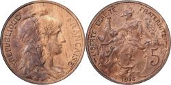 World Coins - France, 5 Centimes, Dupuis, 1916 ★, Paris, Bronze, , Gadoury:165