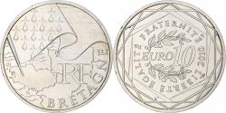 World Coins - France, 10 Euro, Bretagne, 2010, Paris, , Silver, KM:1648