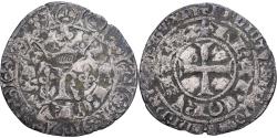 World Coins - France, Charles V, Blanc au K, 1365, Billon, , Duplessy:363