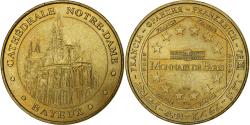 World Coins - France, Token, 14/ Bayeux - Cathédrale Notre Dame, 2009, MDP, Copper-nickel