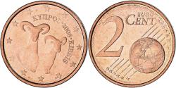World Coins - Cyprus, 2 Euro Cent, 2008, , Copper Plated Steel, KM:79