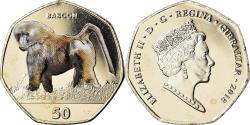 World Coins - Coin, Gibraltar, 50 Pence, 2018, Babouin, , Cupro-nickel
