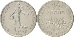 World Coins - Coin, France, 1/2 Franc, 1980, , Nickel, KM:P665, Gadoury:91.P1