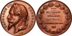World Coins - France, Medal, Napoléon III, Exposition Scolaire, Institut Soeurs de l'Enfant