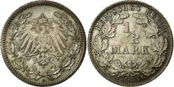 World Coins - Coin, GERMANY - EMPIRE, 1/2 Mark, 1913, Berlin, , Silver, KM:17