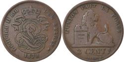 World Coins - Coin, Belgium, Leopold II, 2 Centimes, 1870, , Copper, KM:35.1