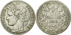 World Coins - Coin, France, Cérès, 5 Francs, 1850, Strasbourg, , Silver, KM:761.2