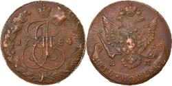 World Coins - Coin, Russia, Catherine II, 5 Kopeks, 1784, Ekaterinbourg, , Copper