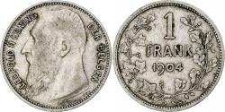 World Coins - Coin, Belgium, Franc, 1904, , Silver, KM:57.1