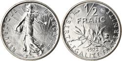 World Coins - Coin, France, Semeuse, 1/2 Franc, 1972, Paris, , Nickel, KM:931.1