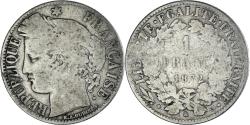 World Coins - Coin, France, Cérès, Franc, 1872, Bordeaux, , Silver, KM:822.2