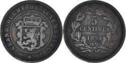 World Coins - Coin, Luxembourg, William III, 5 Centimes, 1854, Utrecht, , Bronze
