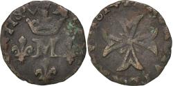 World Coins - Coin, France, Liard, 1614, Trévoux, , Billon, Boudeau:1077