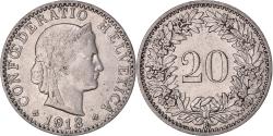 World Coins - Coin, Switzerland, 20 Rappen, 1913