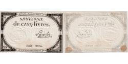 World Coins - France, 5 Livres, 10 brumaire de l'an 2 - (31 octobre 1793), 12014, AU(50-53)