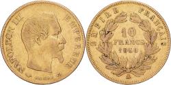 World Coins - France, Napoleon III, 10 Francs, 1860, Paris, Main, Gold,