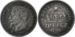 World Coins - France, Napoleon III, 20 Centimes, 1867, Paris, Silver, , Gadoury:309