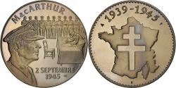 World Coins - France, Medal, Seconde Guerre Mondiale, Mac Arthur, Copper-nickel,