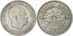 World Coins - Sierra Leone, 5 Cents, 1964