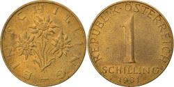 World Coins - Coin, Austria, Schilling, 1981, , Aluminum-Bronze, KM:2886